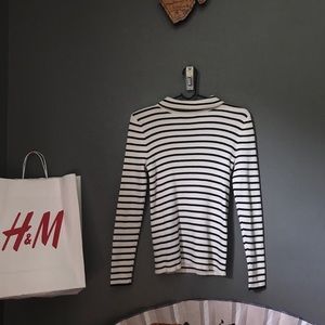 Striped Ralph Lauren Turtleneck Sweater